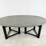 Oval dining table 1970s