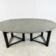 Oval dining table 1970s