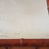 Old mirror in turned wood