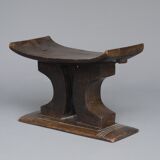 Antique african wooden ashanti stool