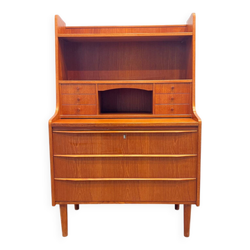 Scandinavian teak secretary desk, 1960s