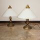 A pair of bedside lamps from the 1970s