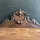 Large ancient carved wooden pediment, early 20th century
