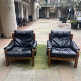 Pierre Chapo Pair of S15 armchairs - 1978