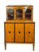 Art Deco Salon Display Cabinet, Flamed Birch Veneer, circa 1920