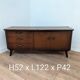 Enfilade vintage en bois meuble télé tv hifi
