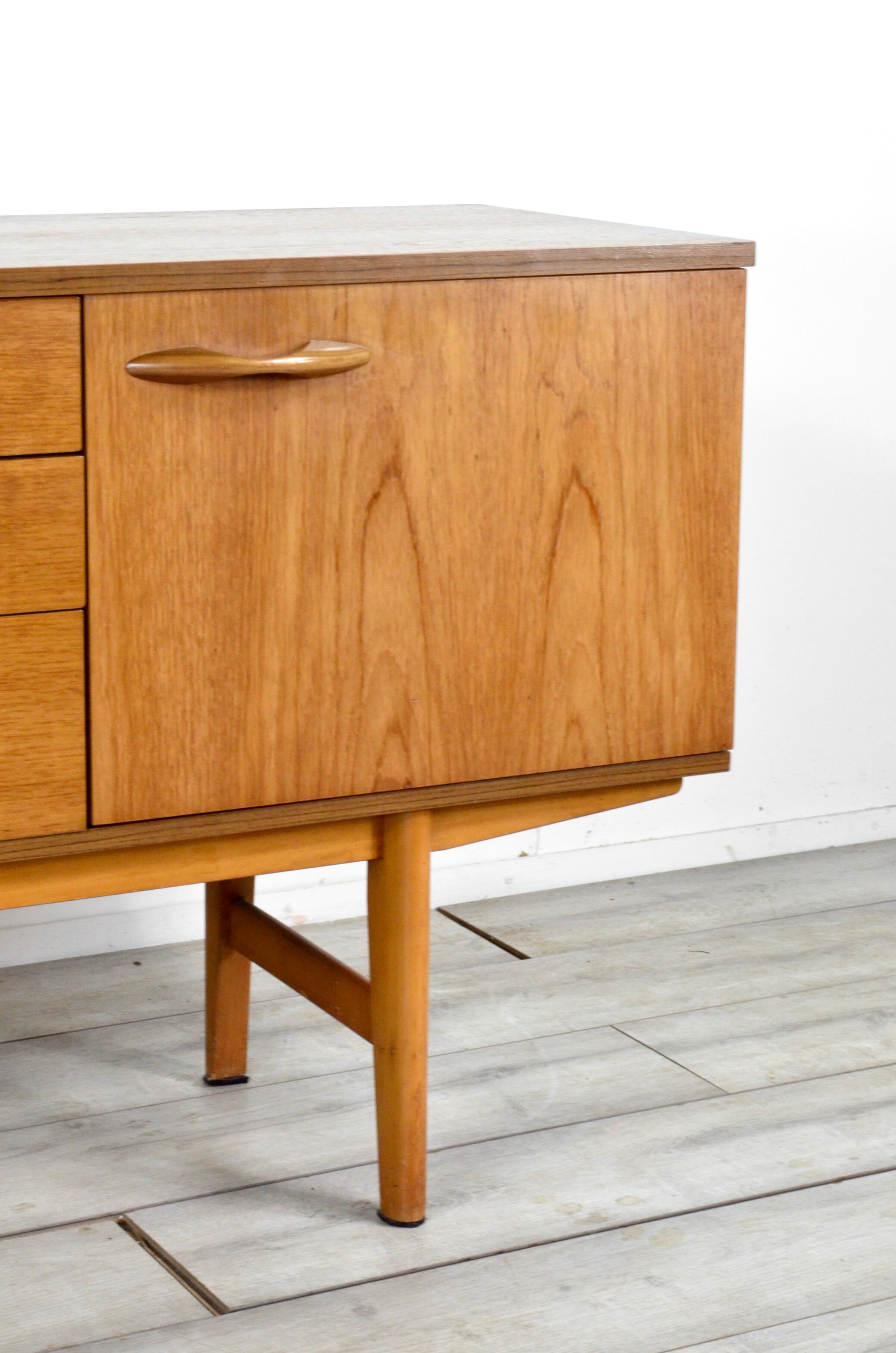 Midcentury 'avalon' teak sideboard / long john