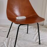 Pair of chairs Amsterdam by Pierre Guariche, recent "House of the World" reissue