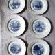 6 dessert plates Moulin des loups Amage