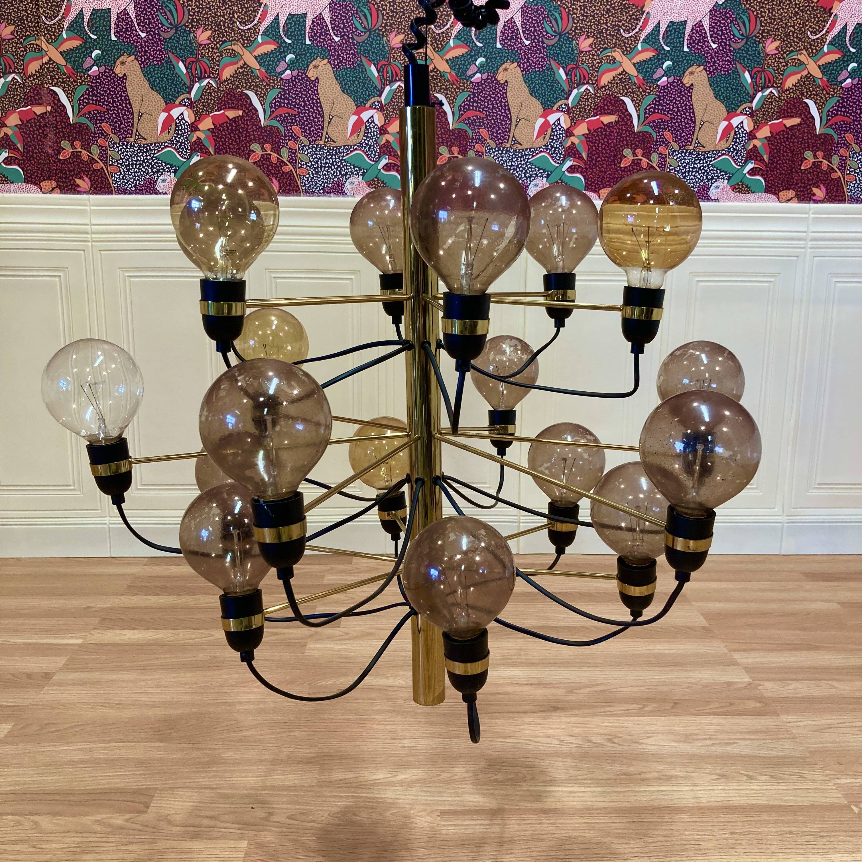 Lustre en métal, 1970