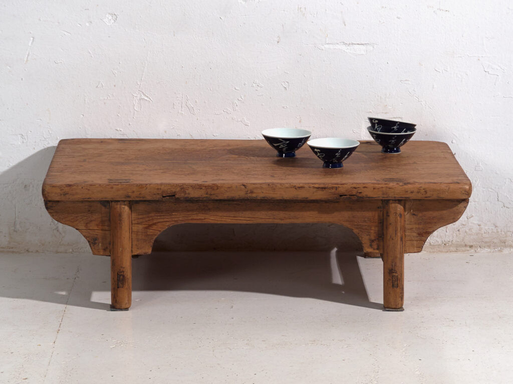 Antique pine coffee table – China, circa 1930