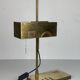Brass Bauhaus Art Deco architectural Marcel Breuer style desk or table lamp