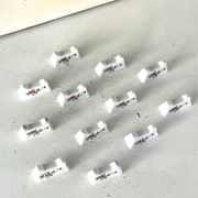 French Porcelain Knife Rests Set of 12 Floral Table Knife Holders
