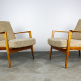 Antimott chairs - beige couch - brown by Wilhelm Knoll 1950s