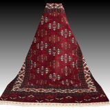 Turkmen Yomud Bukhara Oriental Rug: 2.40 X 1.60 Meters