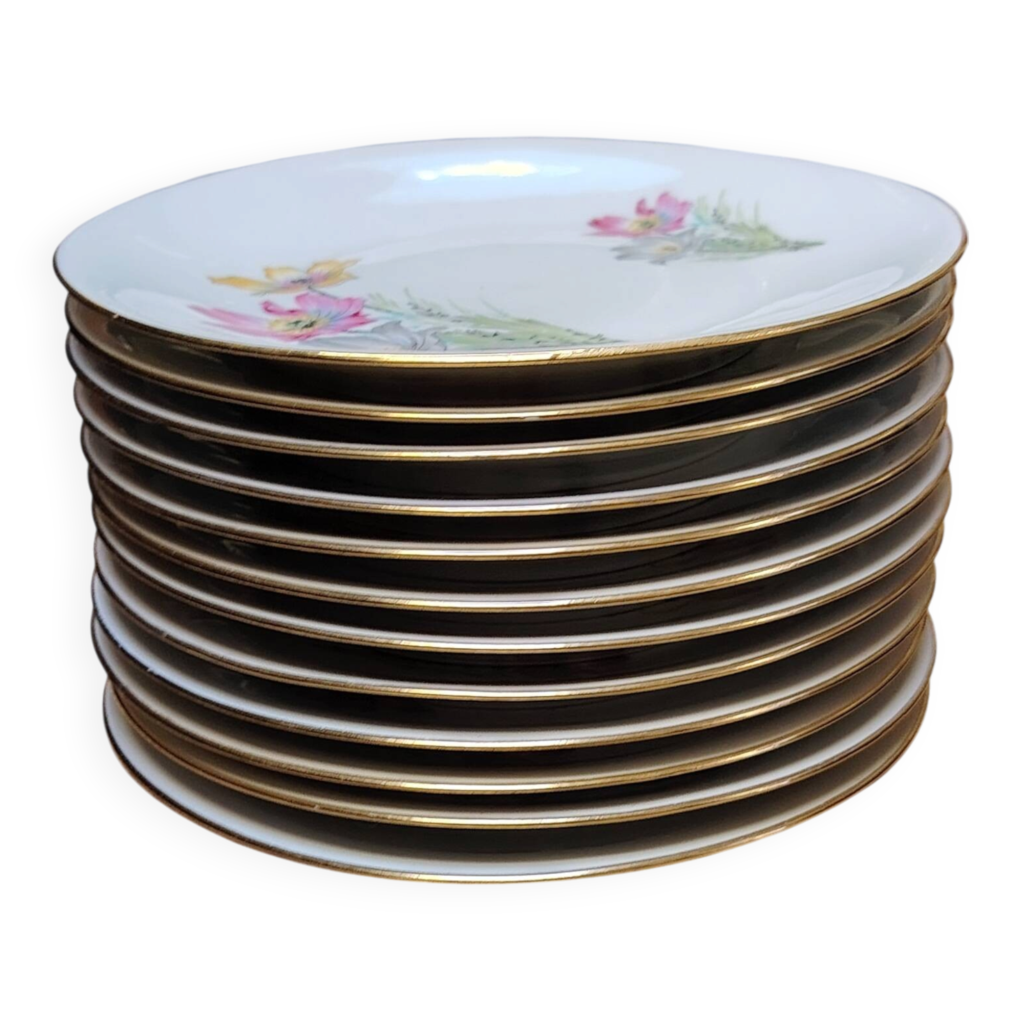 CCP luxury porcelain 12 dessert plates