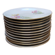 CCP luxury porcelain 12 dessert plates
