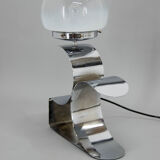 Design Table Lamp with Murano Glass Shade, 1980s