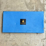 Two Lanvin porcelain trinket trays with original box