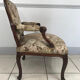 Louis XV vintage cabriolet armchair "à la Reine", 18th century