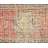 Anatolian handmade vintage rug 398 cm x 120 cm