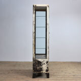 Vintage Steel And Glass Medical Cabinet, 1930's