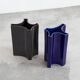 Angelo Mangiarotti, pair of mid-century vases for Fratelli Brambilla, 1960s