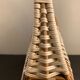 Rattan handbag and scoubidou's threads, 1950