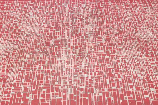 Tapis mid-century moderniste géométrique 300x200cm