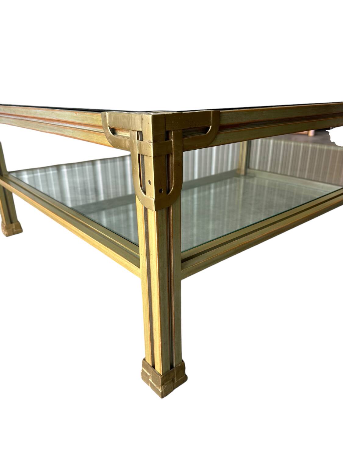 Large vintage coffee table maison valenti