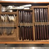 Storage box has vintage covers, 50s