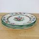4 flat plates Spode Chinese Rose English