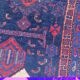 Very beautiful old Persian carpet Bijar handmade 148x318 cm