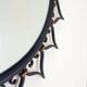 Vintage Black metal sun mirror