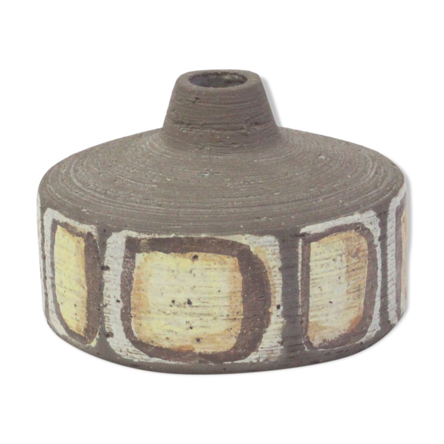 Sixties pattern vase by Keramikwerkstatt Krösselbach, Germany 1960s.
