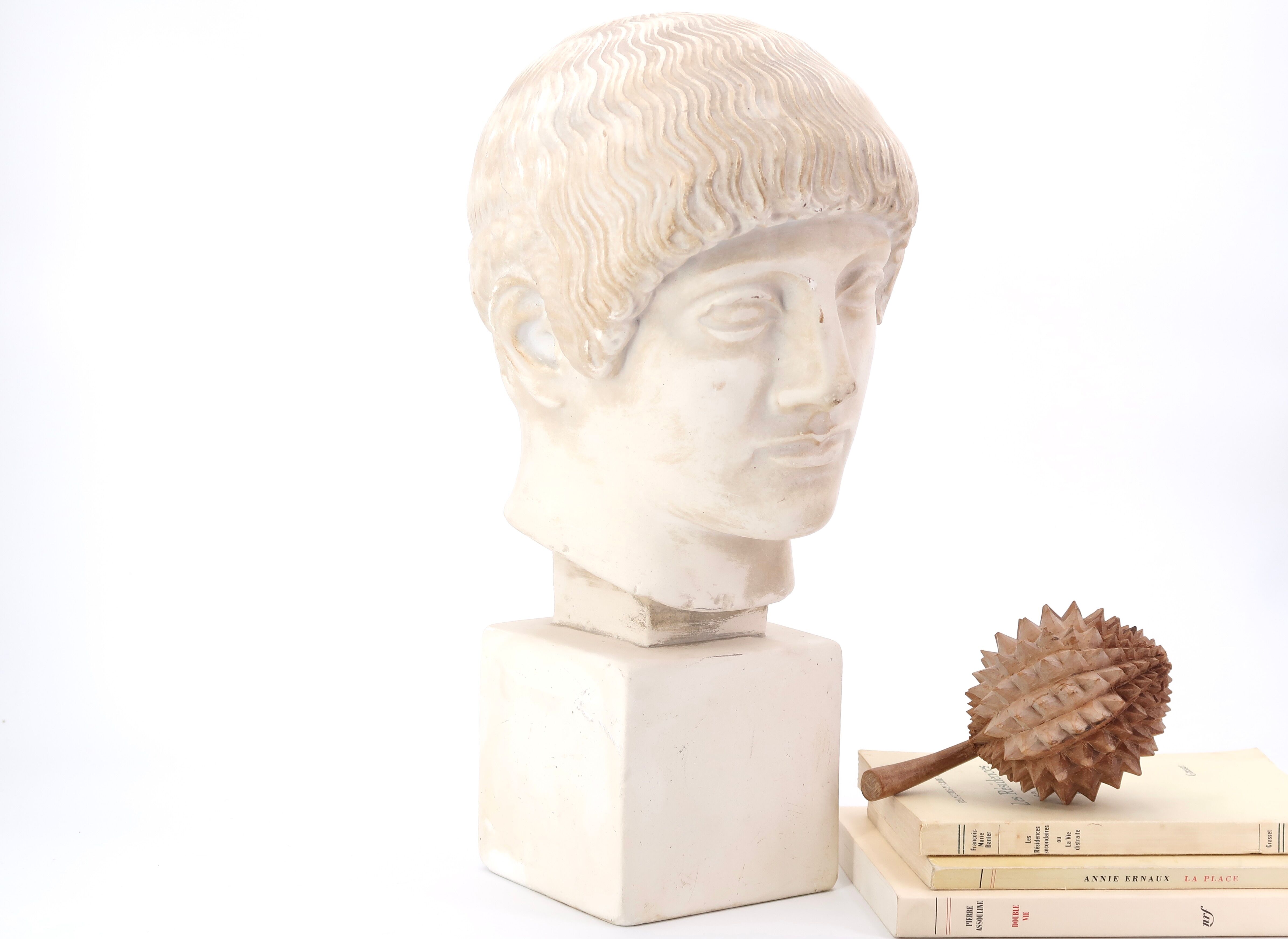 Plaster bust of a man of the blond Ephebe, 1970s