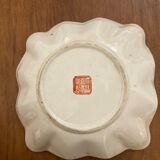 Plat en porcelaine émaillée chinois ancien