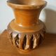 Wooden vase with bark