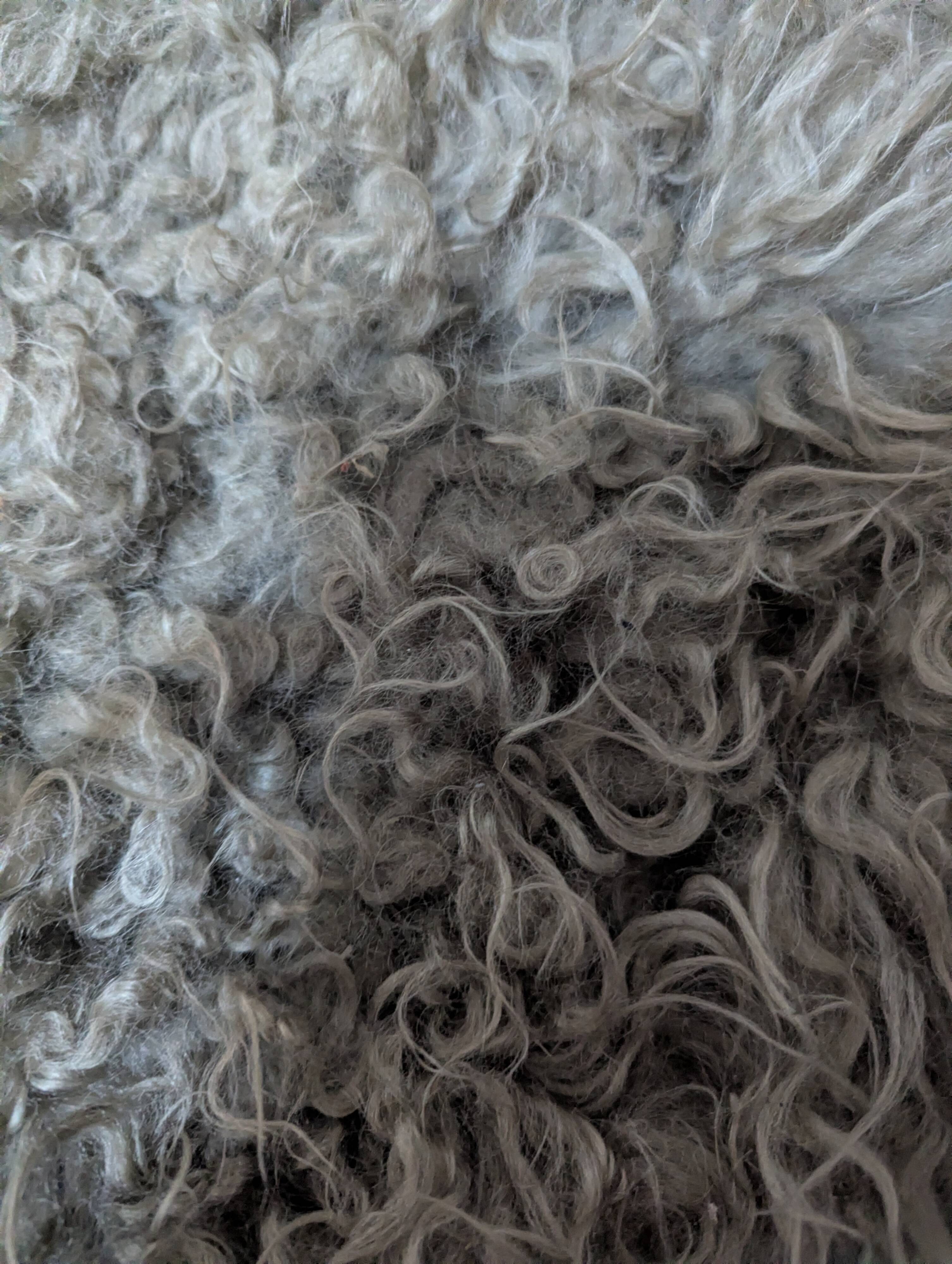 Natural sheepskin rug Dyreskinn