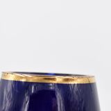 Large ceramic art deco vase by Odyv blue sèvres