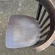 set of 6 Viennese chairs curved wood restaurant Paris bistro Fischel 1960