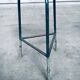 Set of Industrial Green Tripod Stool Set, Belgium, 1950s