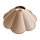 Shell-shaped canvas lampshade