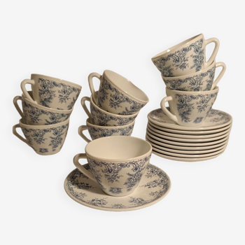 Rivanel France royal cups with saucers