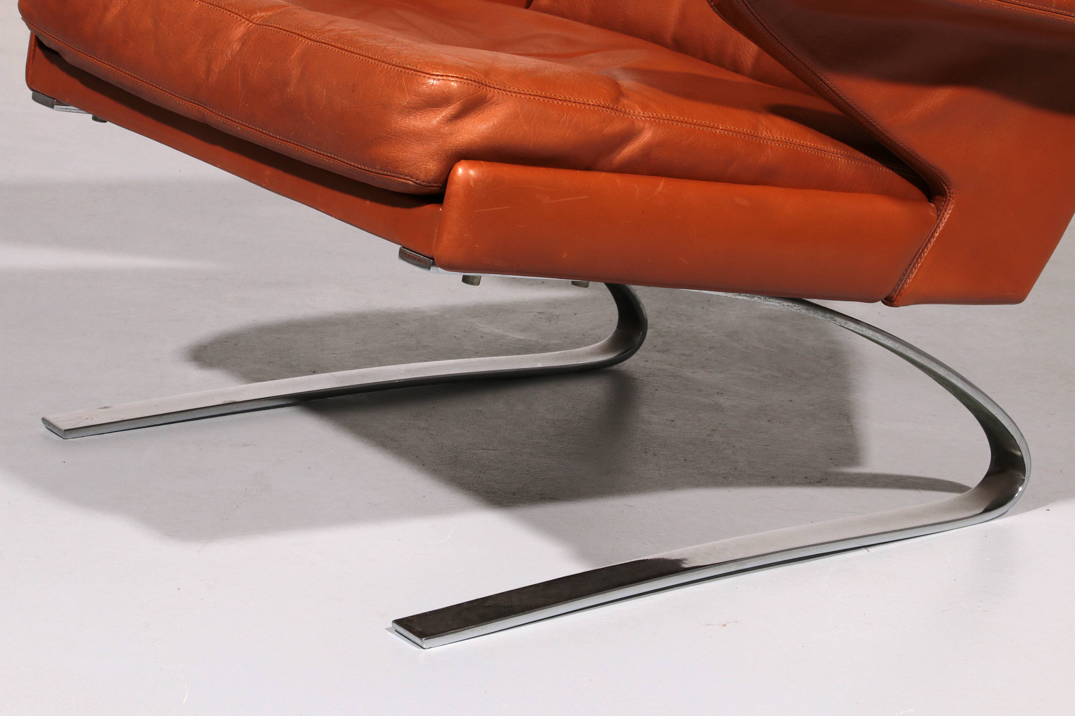 COR SWING lounge chair in Congnac leather with Otterman by Adolf & Schöpfer 19