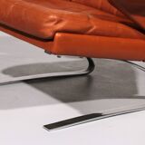 Congnac Leather COR SWING Lounch Chair whit Otterman By Adolf & Schöpfer 19