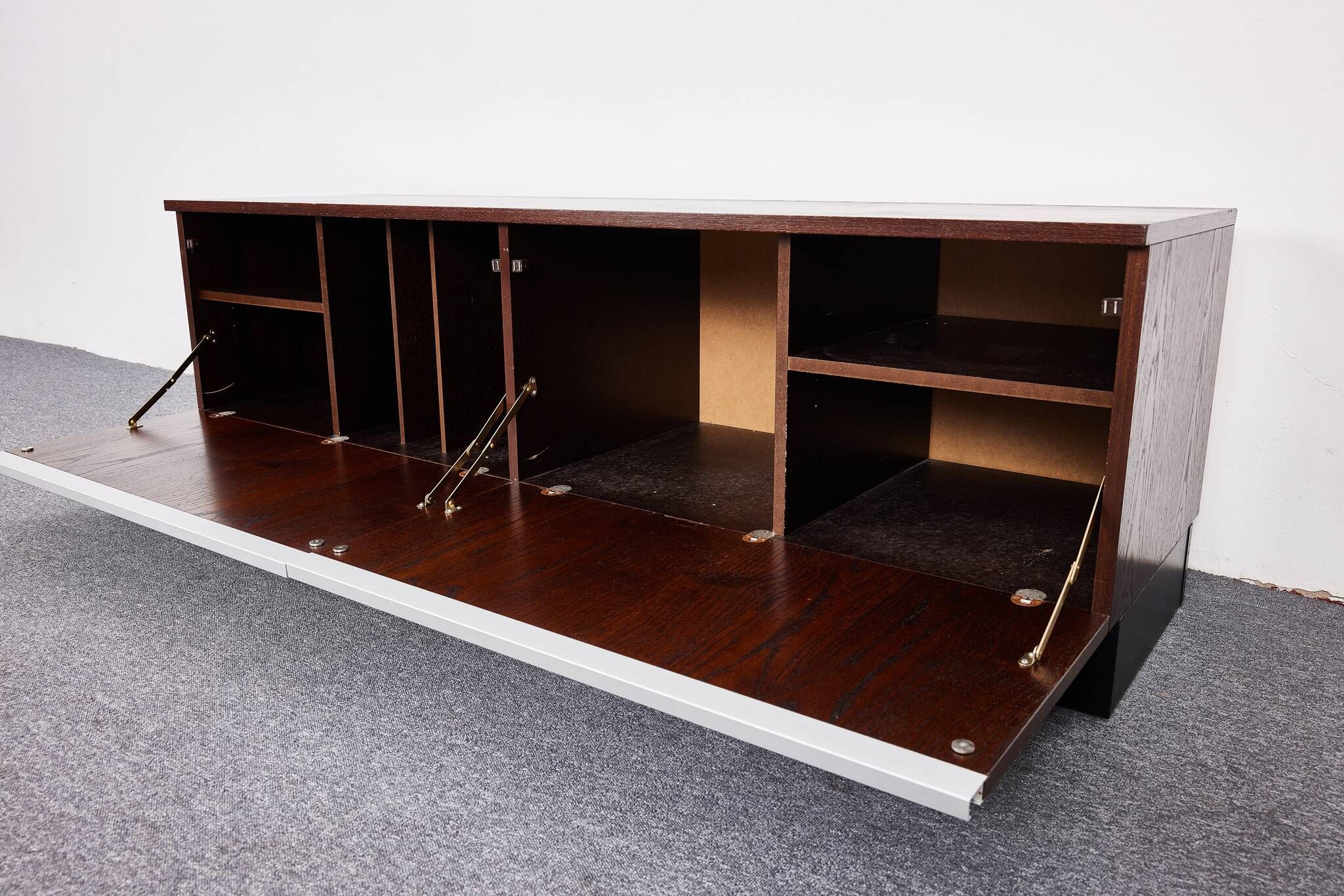 Mid Century Vintage, Oak veneered Media Sideboard by Torbjørn Afdal for Bruksbo, 1970s Norway