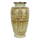 1960s 70s bay keramik VASE floorvase 72 40 beige and brown relief pattern