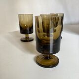Set of 4 glasses roll 1970