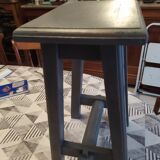 Industrial wooden stool